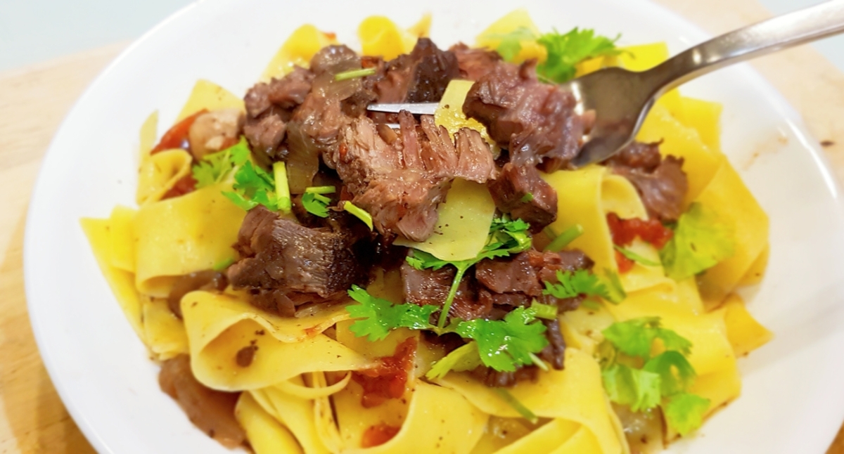 Gordon Ramsay’s Slow Braised Beef Cheeks with Pappardelle